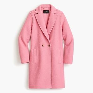 J Crew Daphne Boiled Wool Top Coat